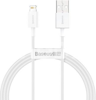 Baseus Superior Series Cable USB to Lightning, 2.4A, 1m (white)