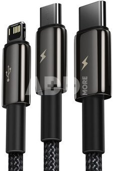 BASEUS Tungsten Gold One-for-three Fast Charging Black