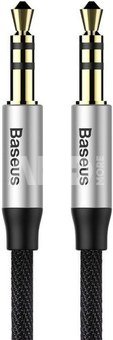 Baseus Yiven Audio Cable Cable 3.5 male Audio M30 1.5M Silver+ Black