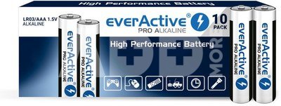 Batteries LR03 everActive Pro Alkaline LR03 10xAAA
