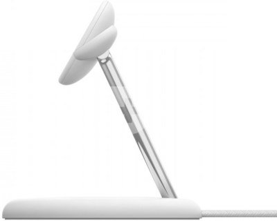 Belkin Boost Charge Pro 3-in-1 Qi2 15W white adjustabl