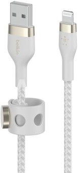Belkin Flex Lightning/USB-A 1m mfi cert., white CAA010bt1MWH