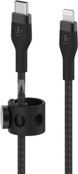 Belkin Flex Lightning/USB-C 15W 3m mfi. cert. black CAA011bt3MBK