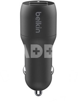 Belkin USB-A Car Charger 24W 1m Lightning-Cable CCD001bt1MBK
