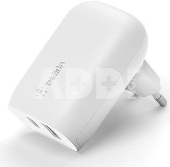Belkin Dual Netzladeger&auml;t 37W USB-C 25W PD + USB-A WCB007vfWH