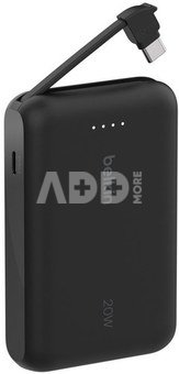 Belkin BOOST Charge Powerbk. 20W 10.000mAh USB-C schw. BPB021hqBK