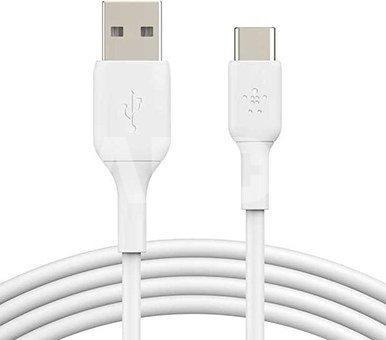 Belkin USB-C/USB-A Cable 3m PVC, white CAB001bt3MWH
