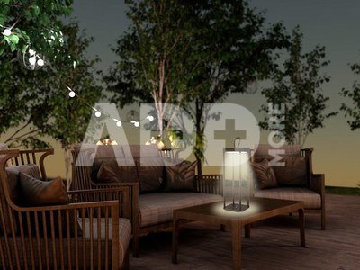 P207ILI102 Rechargeable Lantern Corten