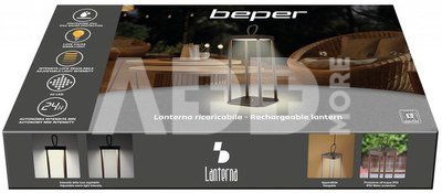 P207ILI102 Rechargeable Lantern Corten