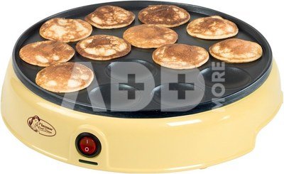 Bestron mini pancake maker APFM700SD, yellow