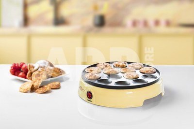 Bestron mini pancake maker APFM700SD, yellow