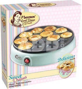 Bestron mini pancake maker APFM700SDM, mint