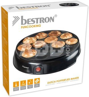 Bestron mini pancake maker APFM700Z, black