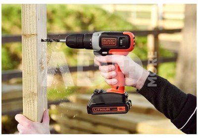 BLACK & DECKER | Cordless Drill Driver | BCD001C2-QW | 18 V | 2x1.5 Ah | Lithium