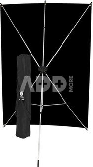 Westcott Black X Drop Backdrop Kit
