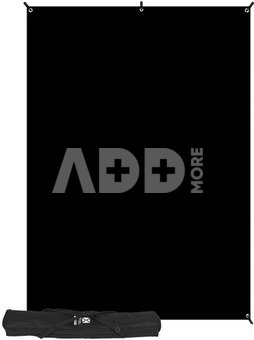 Westcott Black X Drop Backdrop Kit