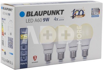 Blaupunkt LED лампа E27 9W 4tk, warm white