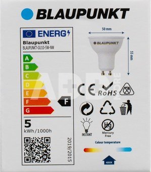 Blaupunkt LED lamp GU10 500lm 5W 4000K