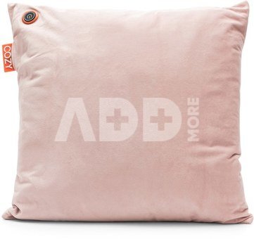 Bodi-Tek BT-CSHT2-V-LP-PB10 COZY Una Heated Comfort Cushion 45 x 45cm, Light Pink Velvet
