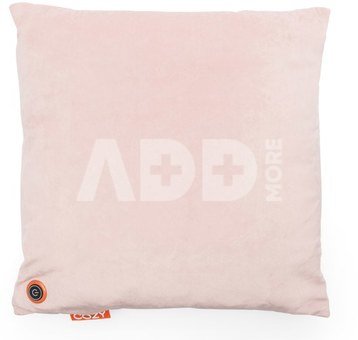 Bodi-Tek BT-CSHT2-V-LP-PB10 COZY Una Heated Comfort Cushion 45 x 45cm, Light Pink Velvet