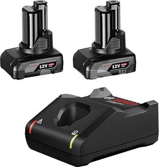 Bosch 2x 6.0Ah, GAL 12V-40 Rechargeable Battery