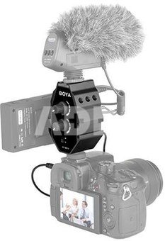 Boya garso adapteris BY-MP4 for Smartphone, DSLR Cameras, Camcorders
