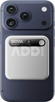 Boya Notra AI Note Taker, silver