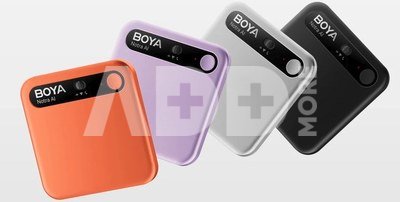 Boya Notra AI Note Taker, silver