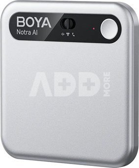 Boya Notra AI Note Taker, silver
