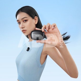 Boya беспроводной микрофон mini-12 Lightning/USB-C, черный