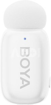 Boya wireless microphone mini-13 Lightning/USB-C, white