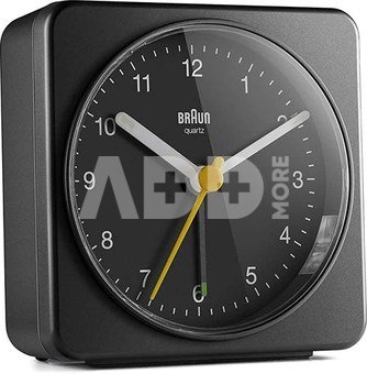 Braun BC 03 B quartz alarm clock analog black