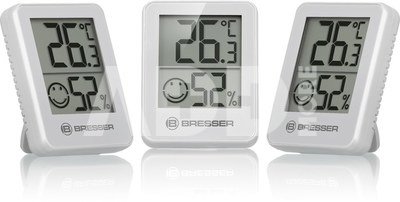 BRESSER Temeo Hygro Indicator 6 предметов набор термо-/гигрометр белый