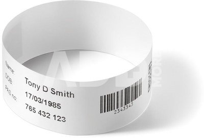 Brother BWE-AB279-PW Direct Thermal Wristbands (200 pcs per roll), pack of 5 | Brother