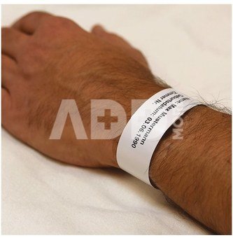 Brother BWE-AB279-PW Direct Thermal Wristbands (200 pcs per roll), pack of 5 | Brother