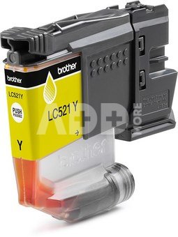Brother LC521Y Yellow Inkjet Cartridge