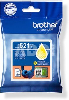Brother LC521Y Yellow Inkjet Cartridge