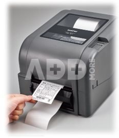 Brother TD‑4520TN Network Printer 300DPI EU, 300 DPI Desktop Label Printer, USB, Ethernet Connectivity | Brother