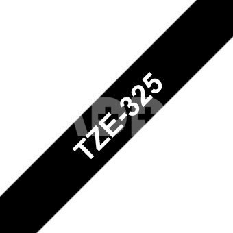 Brother labelling tape TZE-325 black/white 9 mm