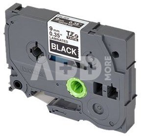 Brother labelling tape TZE-325 black/white 9 mm