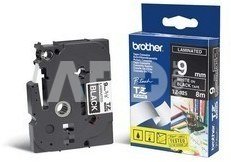 Brother labelling tape TZE-325 black/white 9 mm