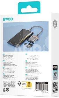 Bwoo memory card reader USB-C - SD/TF Card