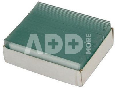 Byomic Object Glasses 25x75 mm 50 pcs. and Covering Glasses 18x18 mm 100 pcs.