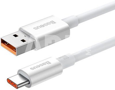 Cable USB do USB-C Baseus Superior 100W 1.5m (white)