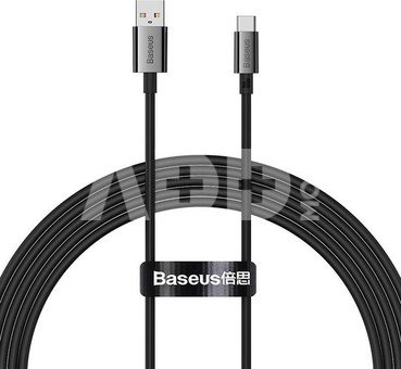 Cable USB do USB-C Baseus Superior 100W 2m (black)