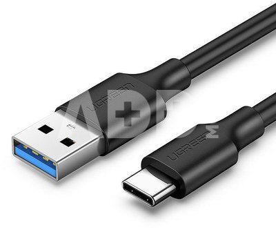 Cable USB to USB-C 3.0 UGREEN US184, 2m (black)