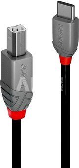 CABLE USB2 C-B 3M/ANTHRA 36943 LINDY