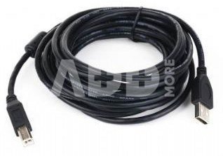 Cablexpert 1.8m USB 2.0 A/B M 1.8 m m, Black