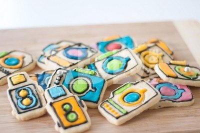 Camera cookie cutters formelės