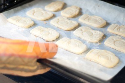Camera cookie cutters formelės